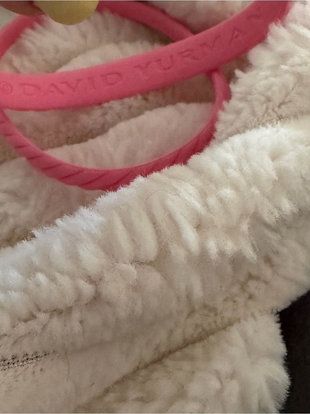 David Yurman rubber breast cancer bracelets - Picture 5 of 6